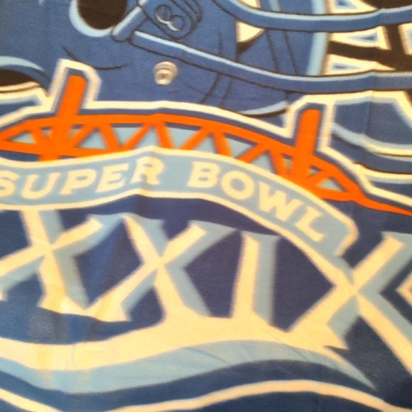 Super Bowl XXXIX (39) Blanket NEW in Package! RARE Hard To Find - Picture 5 of 7